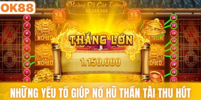 Những yếu tố giúp nổ hũ Thần Tài luôn thu hút